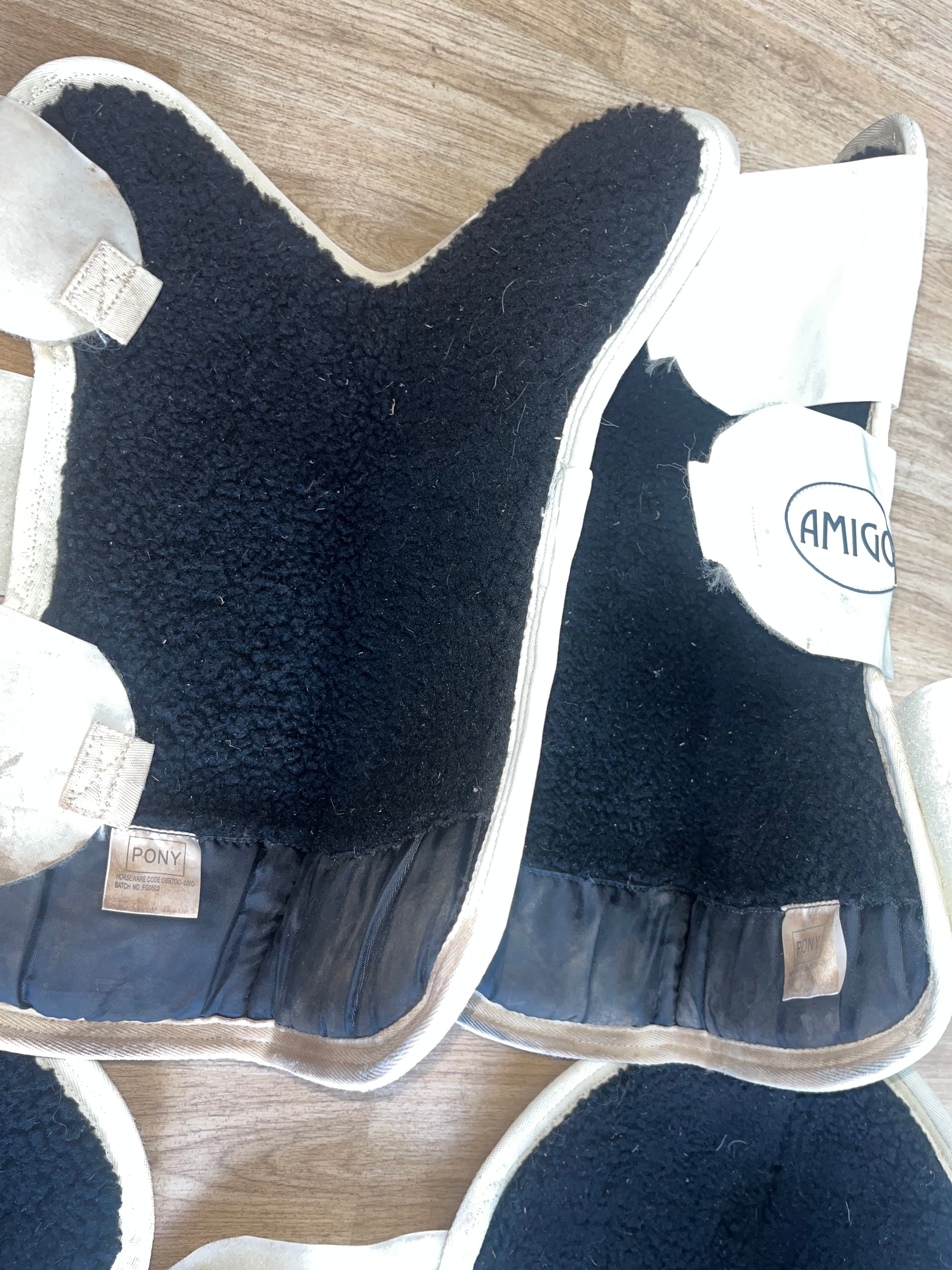 Amigo Travel Boots Fronts / Backs Pony