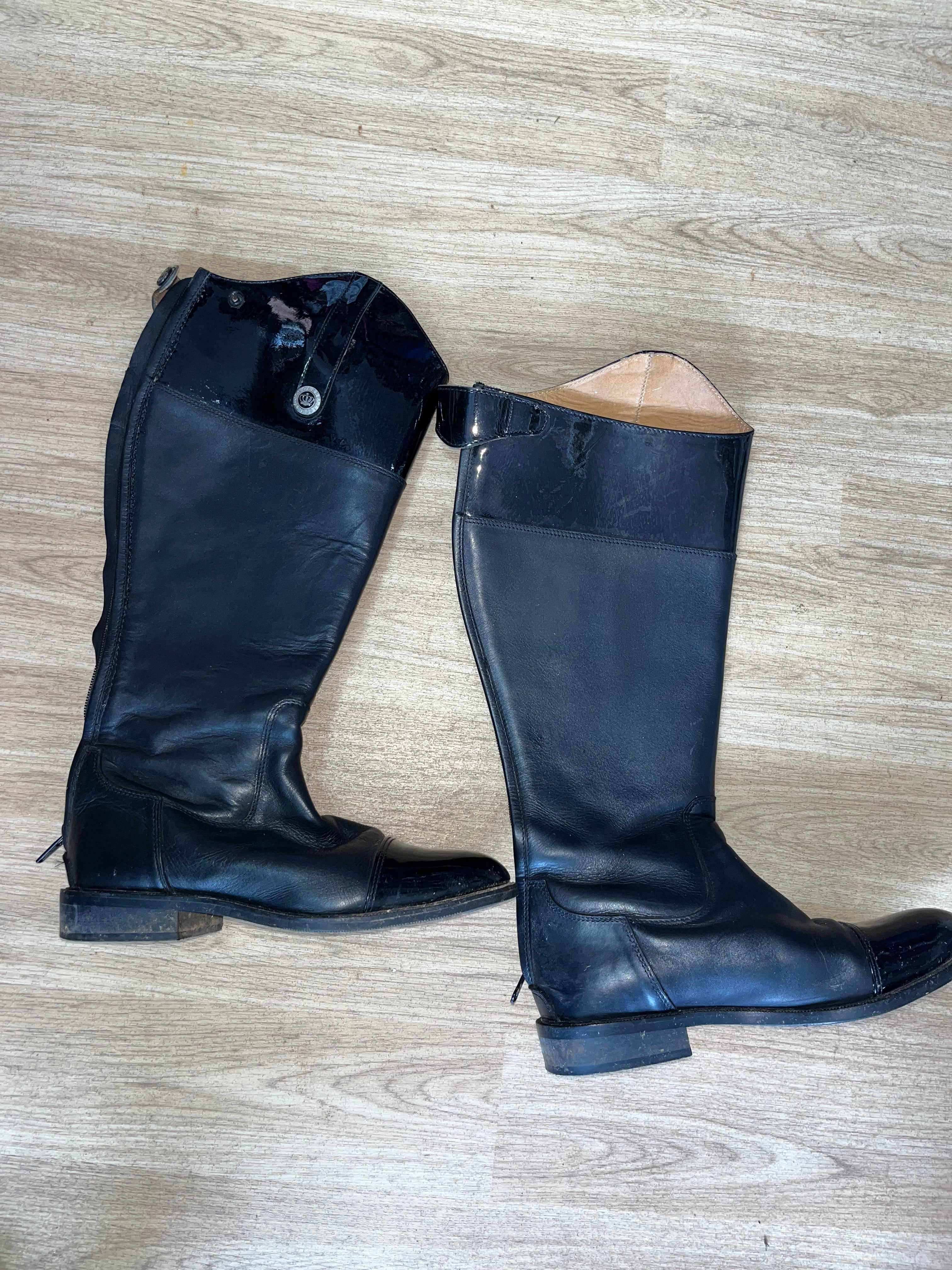 Laura Garrelli Leather Riding Boots Size 6