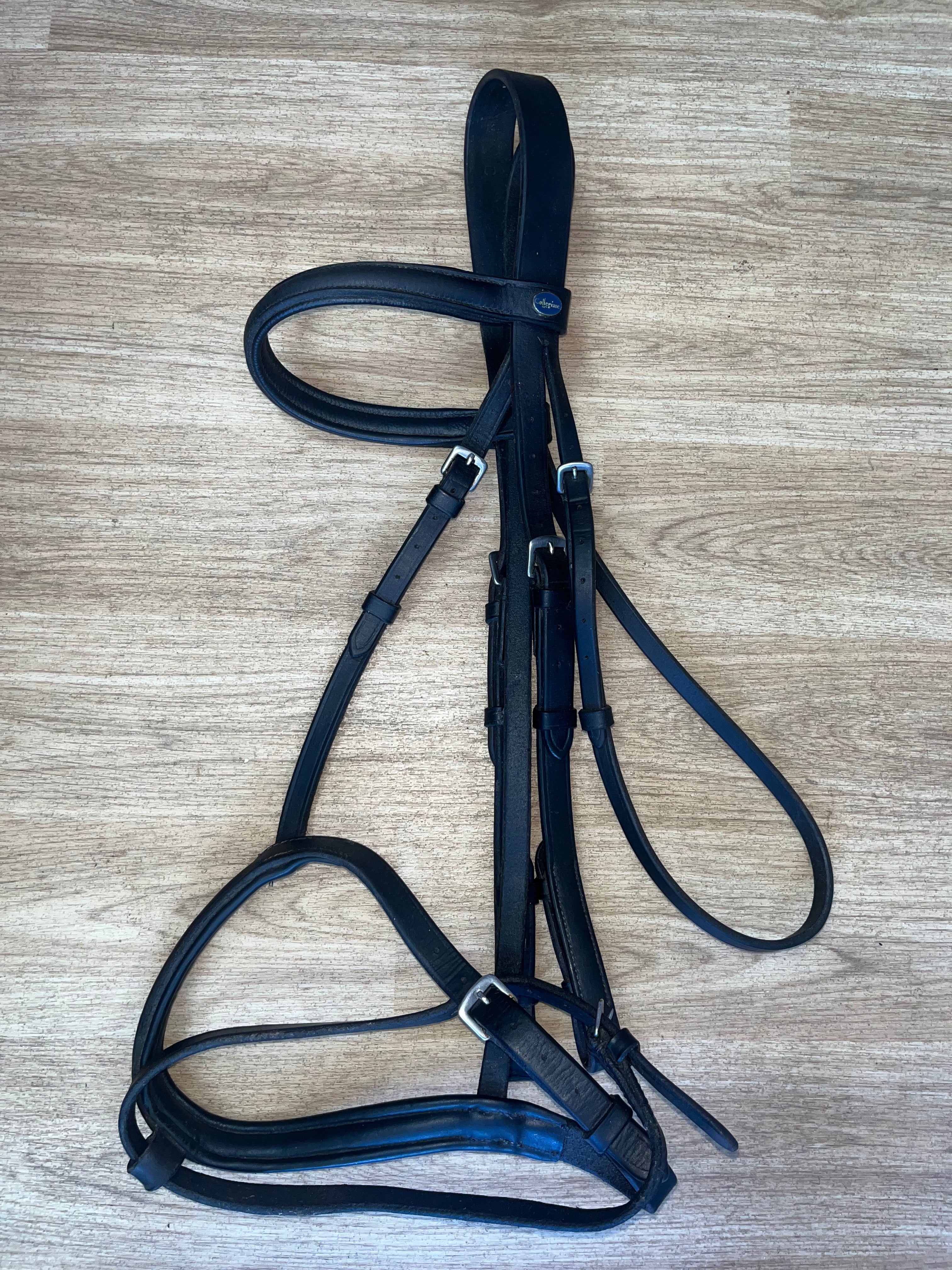 Collegiate Black Full Bridle #45