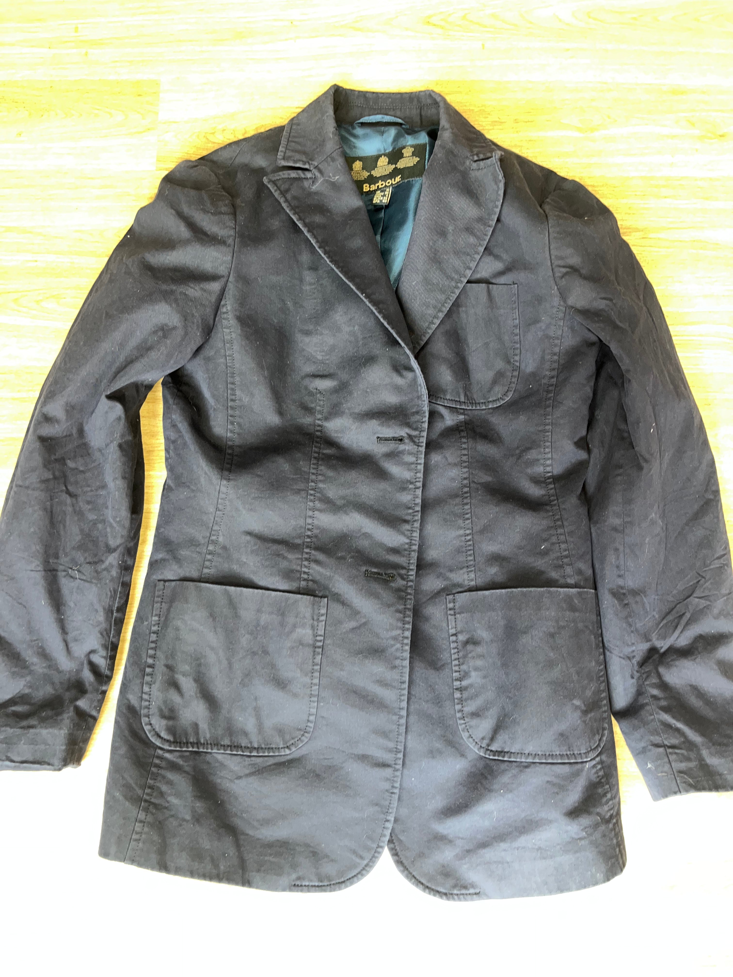 Barbour Navy Jacket Size 10
