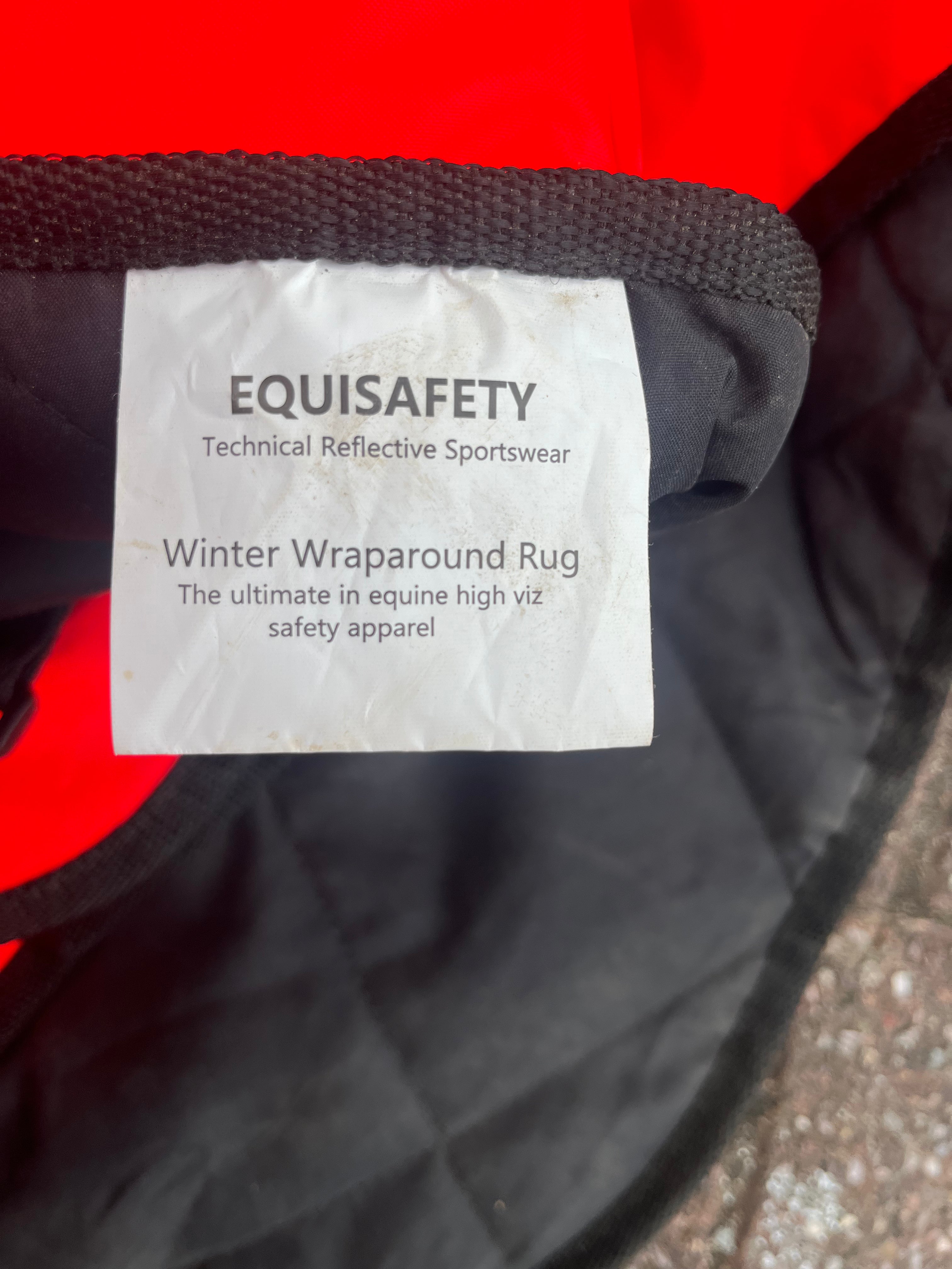 Equisafety Winter Wraparound Exercise Sheet Cob