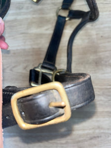 Heritage Leather Headcollar Full Dark Brown
