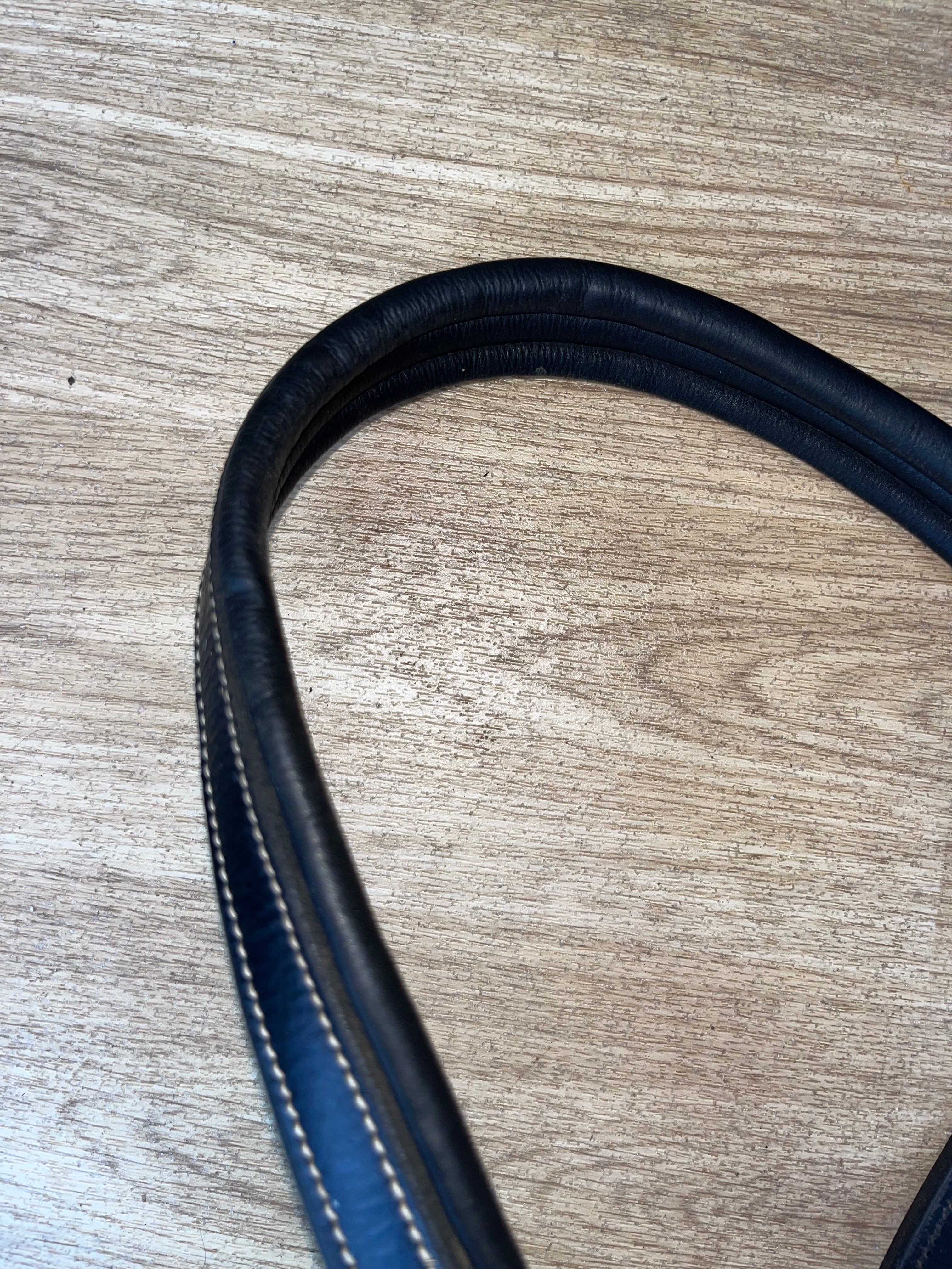 Horze Leather Headcollar Full Black