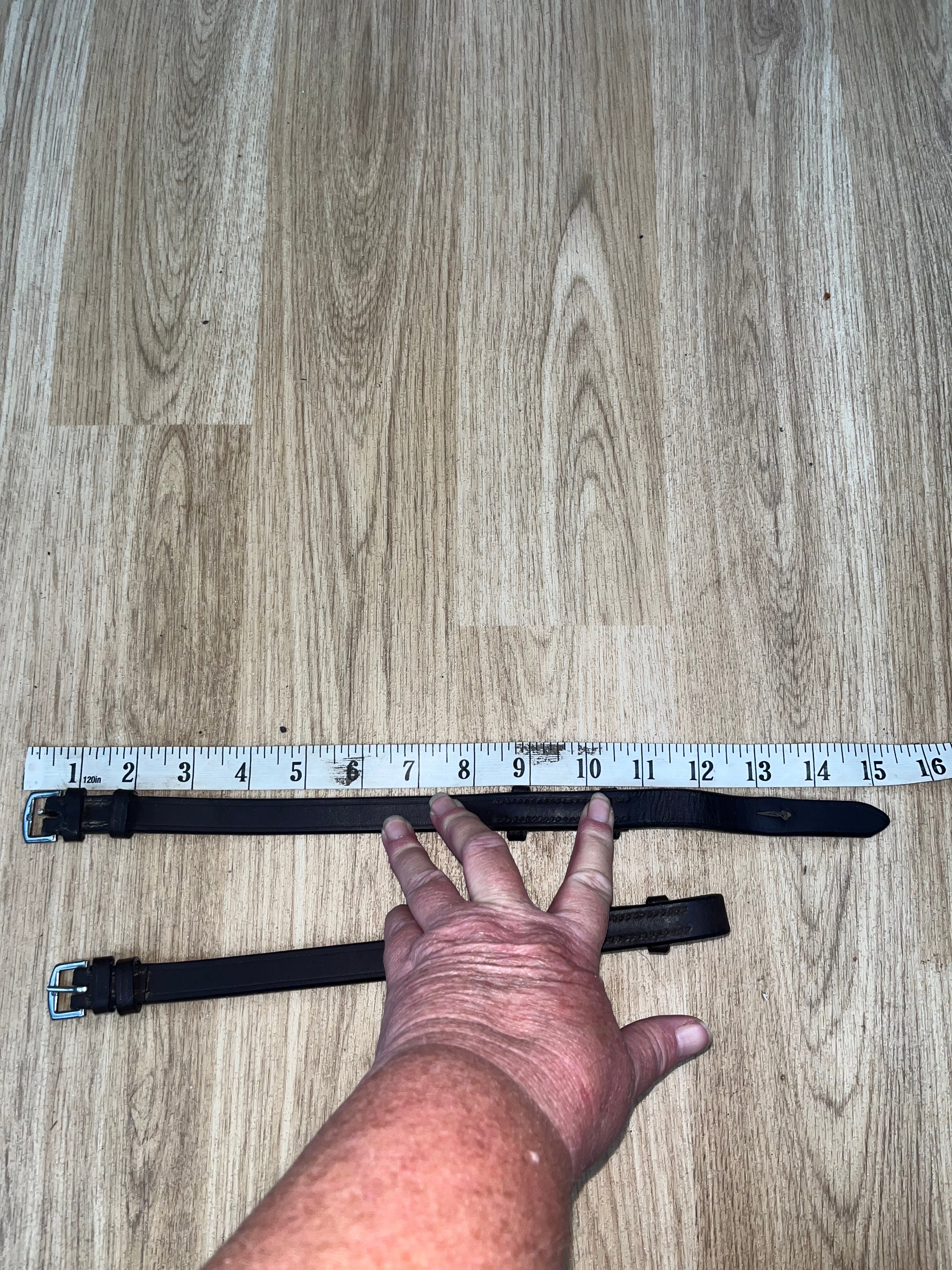 Cheek Pieces Brown 15’ Long