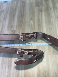 Cheek Pieces Brown 15’ Long