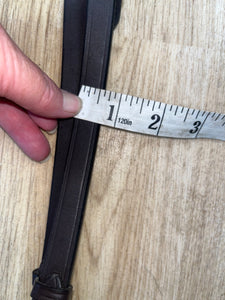 Cheek Pieces Brown 15’ Long