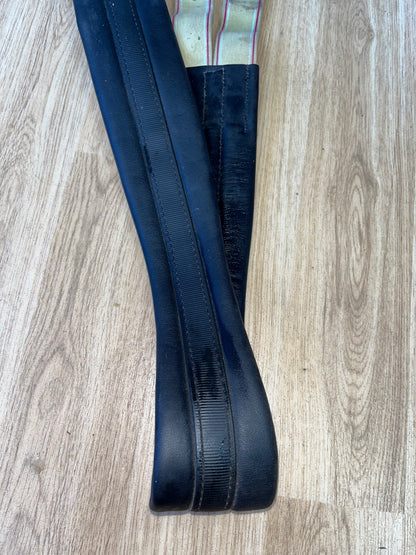 Leather Look Girth 46’ Black