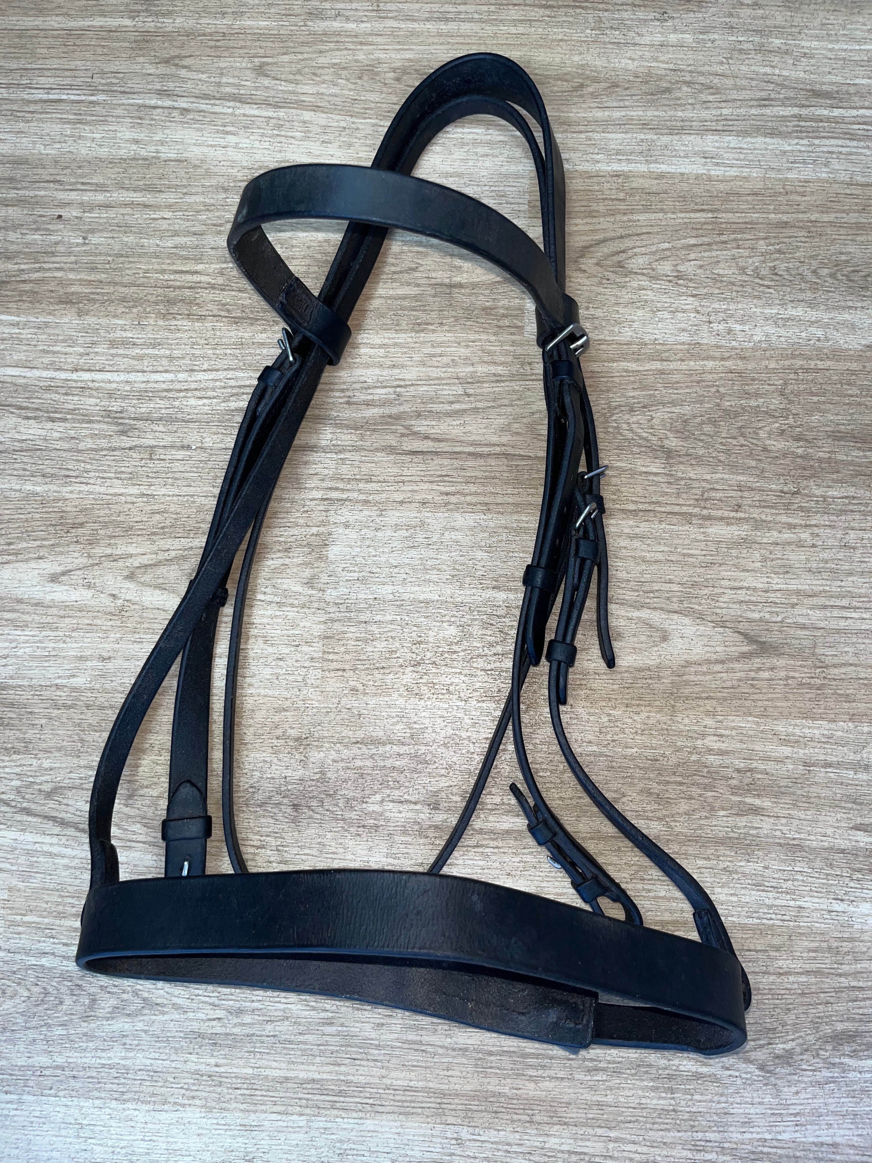 Hunter English Leather Bridle Full #45