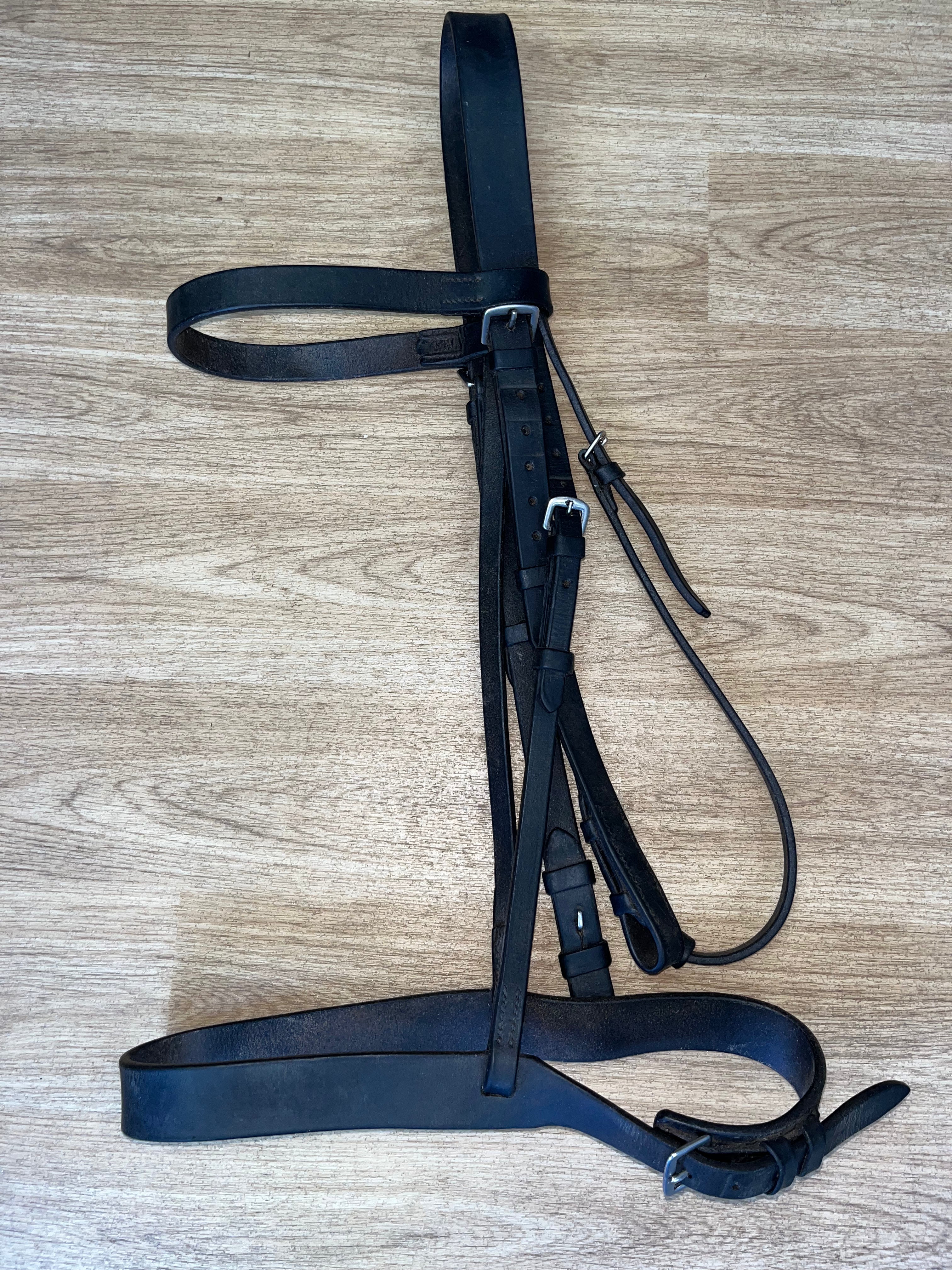 Hunter English Leather Bridle Full #45
