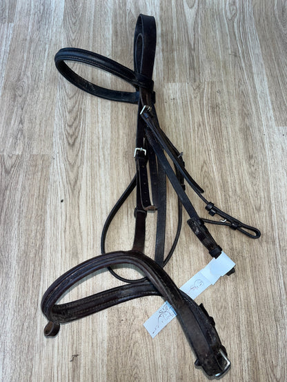 Lemetex Brown English Leather Flash Bridle – Full Size
#16