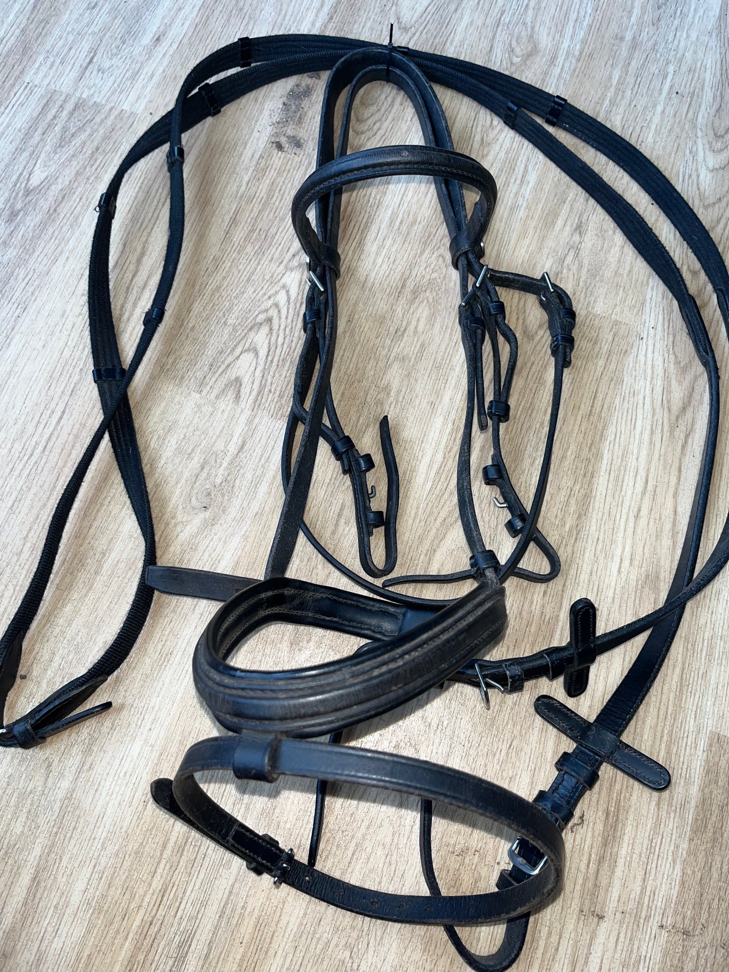 Lemetex Flash Bridle with Webbing Reins – Full Size
 # 37