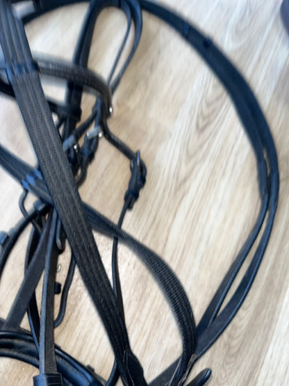 Lemetex Flash Bridle with Webbing Reins – Full Size
 # 37