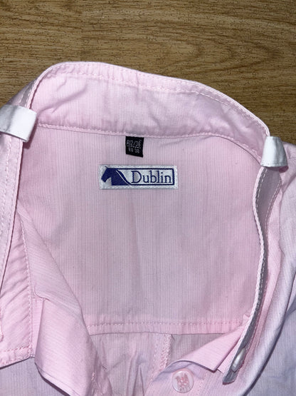 Dublin Ladies Sleeveless Stock Shirt Size 12