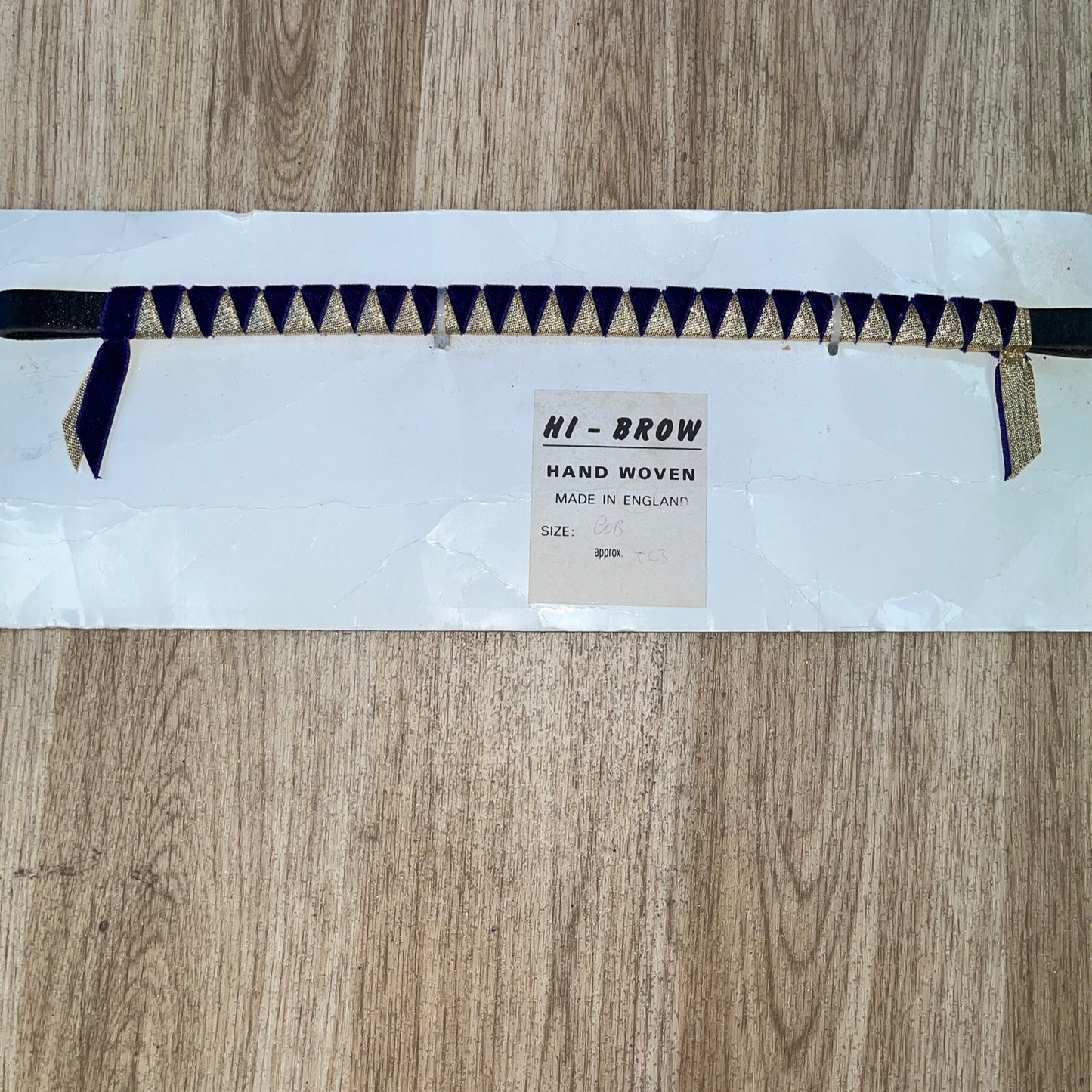 Brand New Velvet Cob Browband