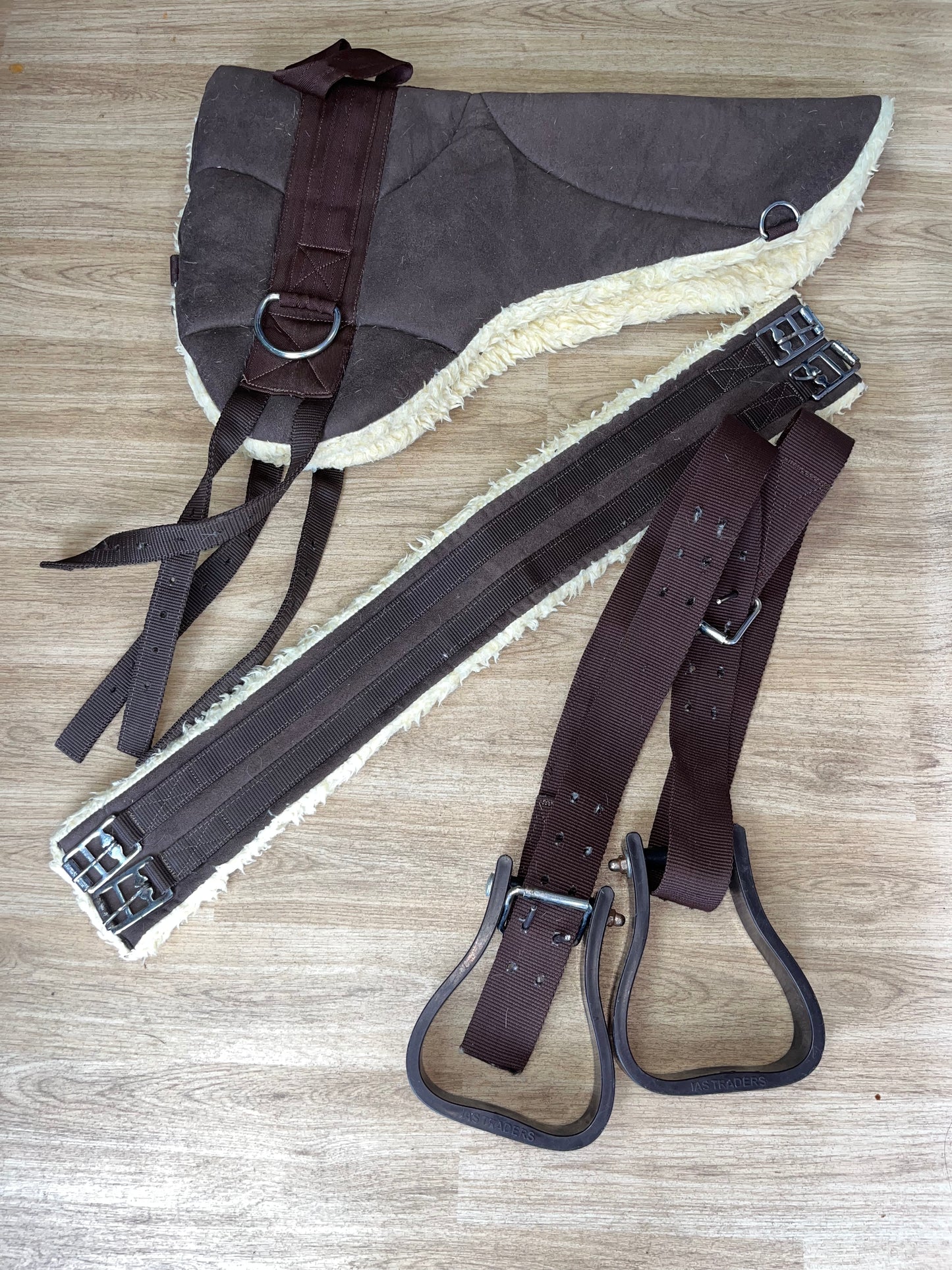 Bareback Saddle Pad / Girth / Stirrups