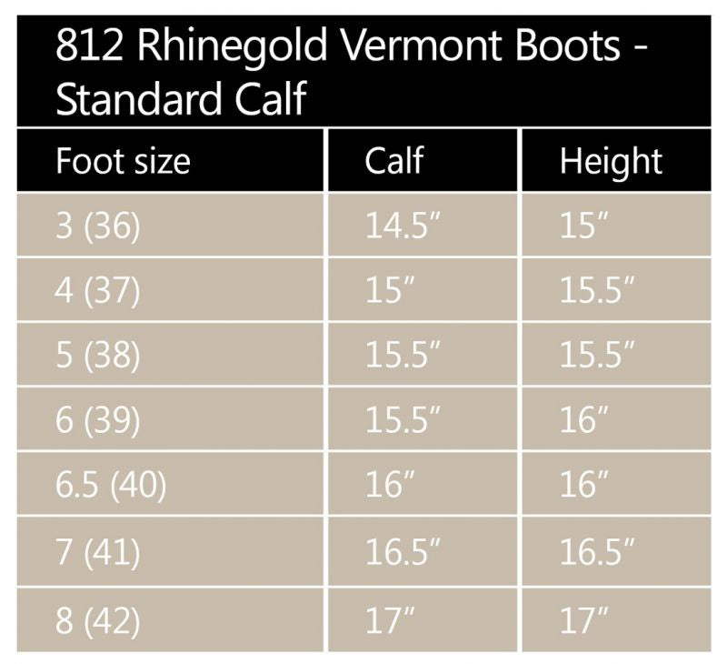 Rhinegold 'Elite' Vermont Leather Country Boots- Standard Calf