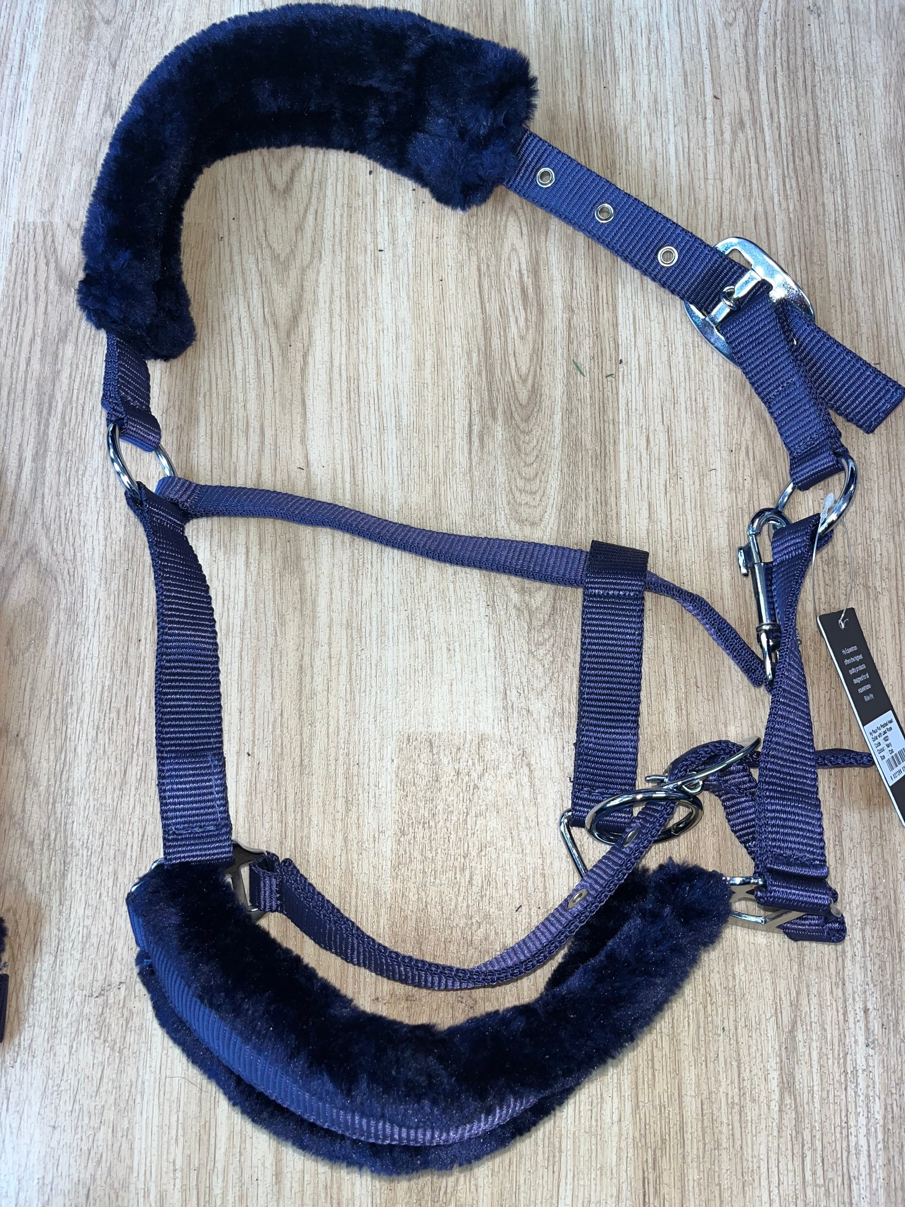 Hy Fur Padded Headcollar Cob