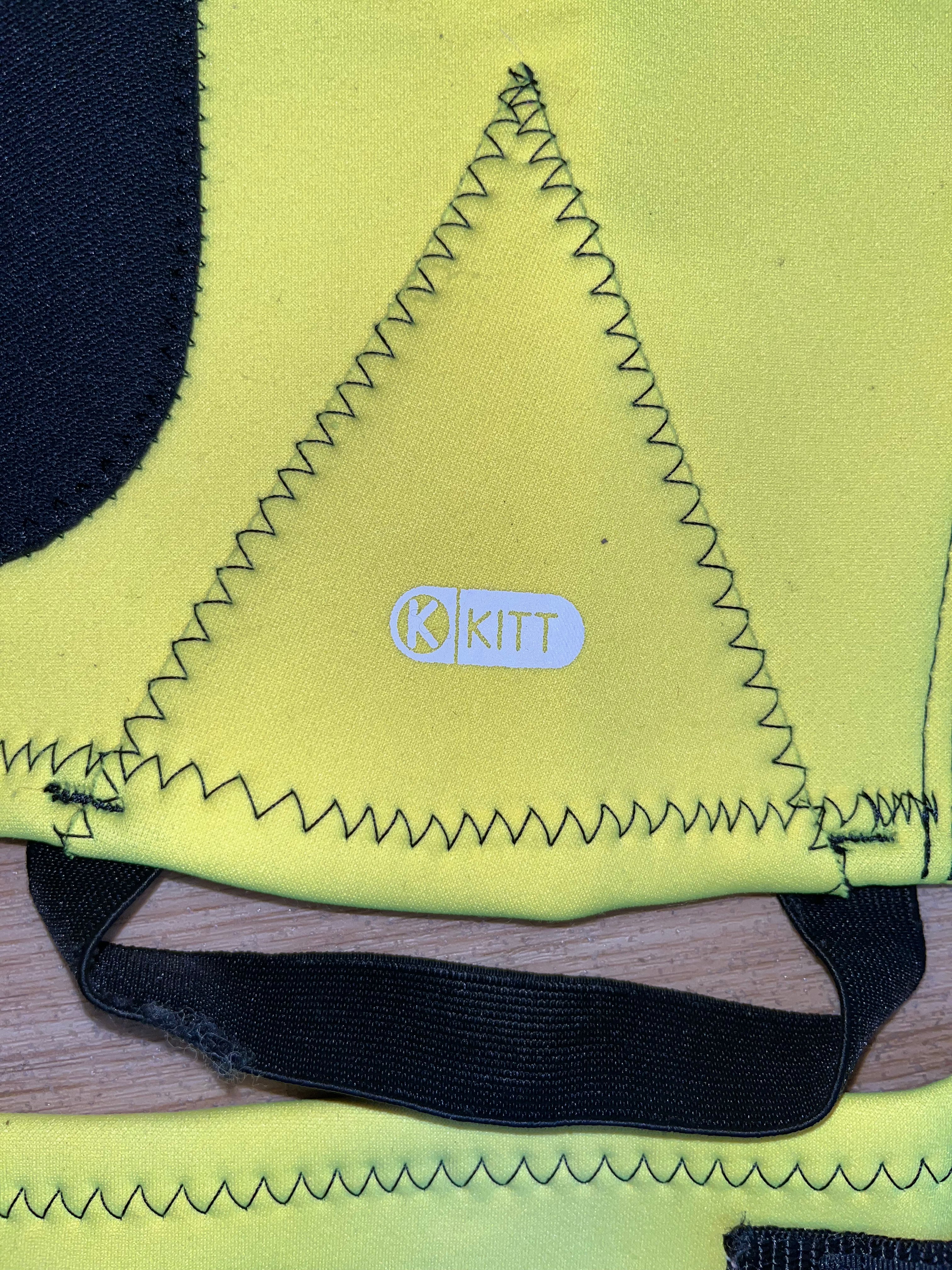Kitt Neoprene Hi Viz Half Chaps Size Large