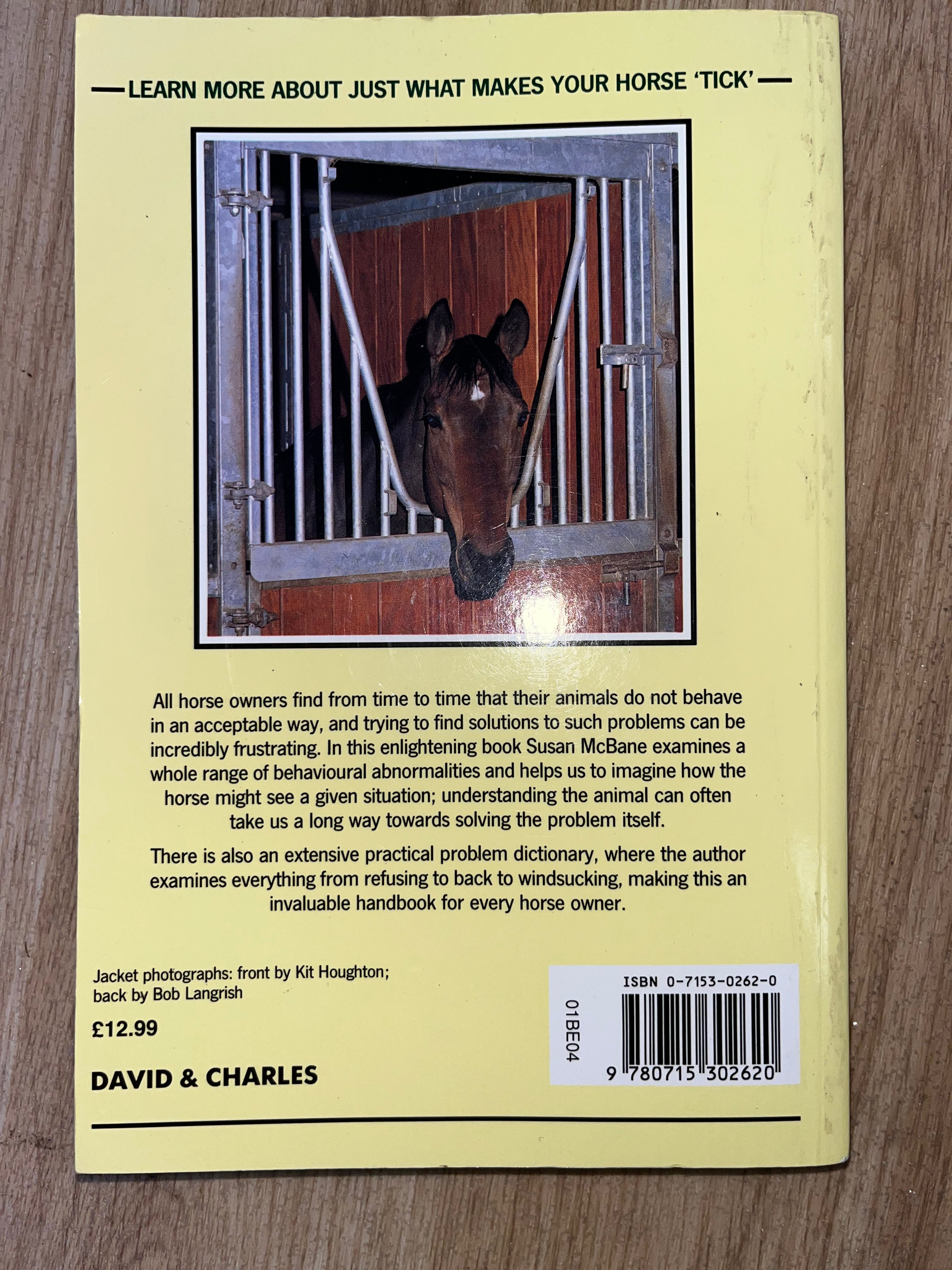 Behaviour Problems In Horses