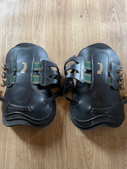 Rhinegold Size Full Leather Tendon Boots