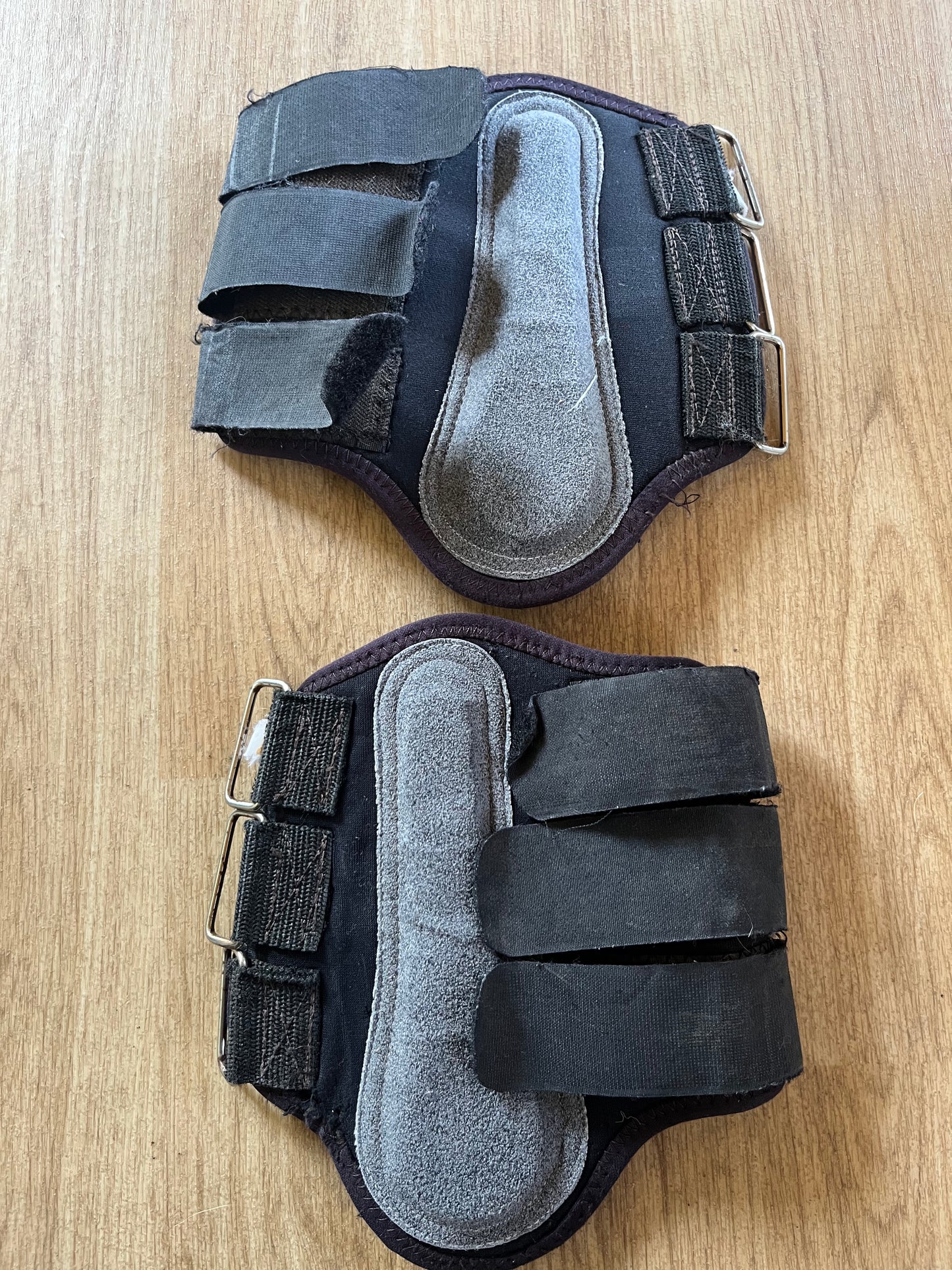 Black / Grey Size Pony Brushing Boots