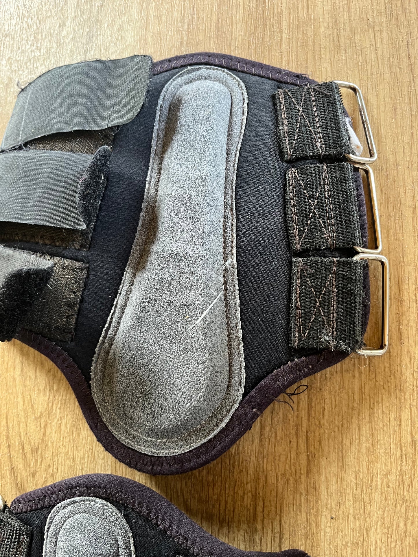 Black / Grey Size Pony Brushing Boots