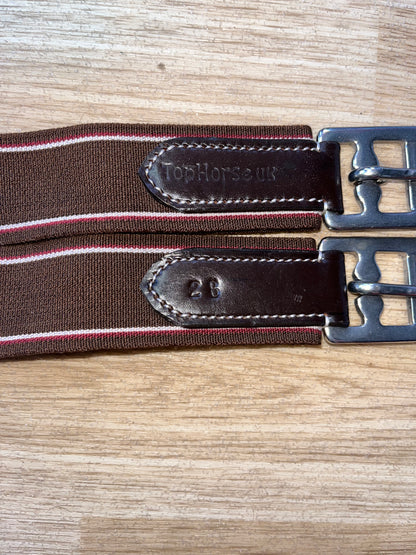Top horse Padded Dressage Girth Elasicated Both Ends 28”