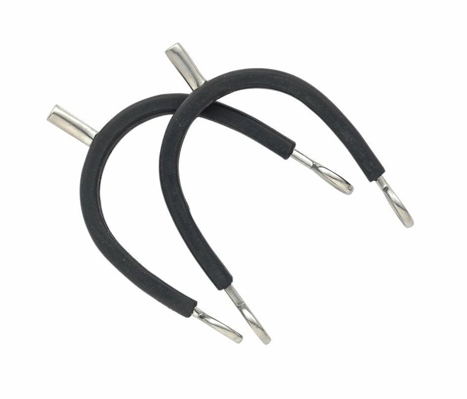 Shires Rubber Covered Stainless Steel Spurs