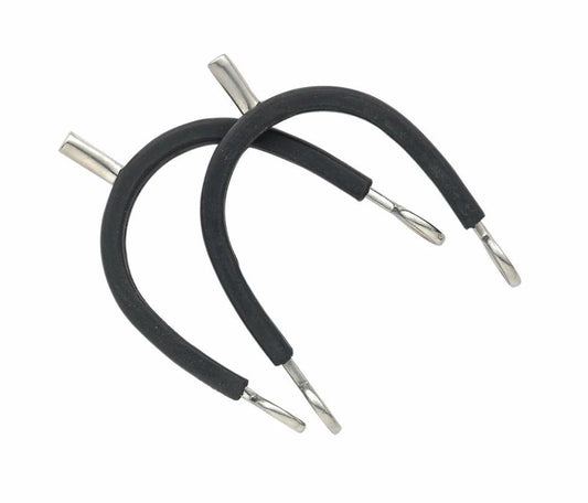 Shires Rubber Covered Stainless Steel Spurs