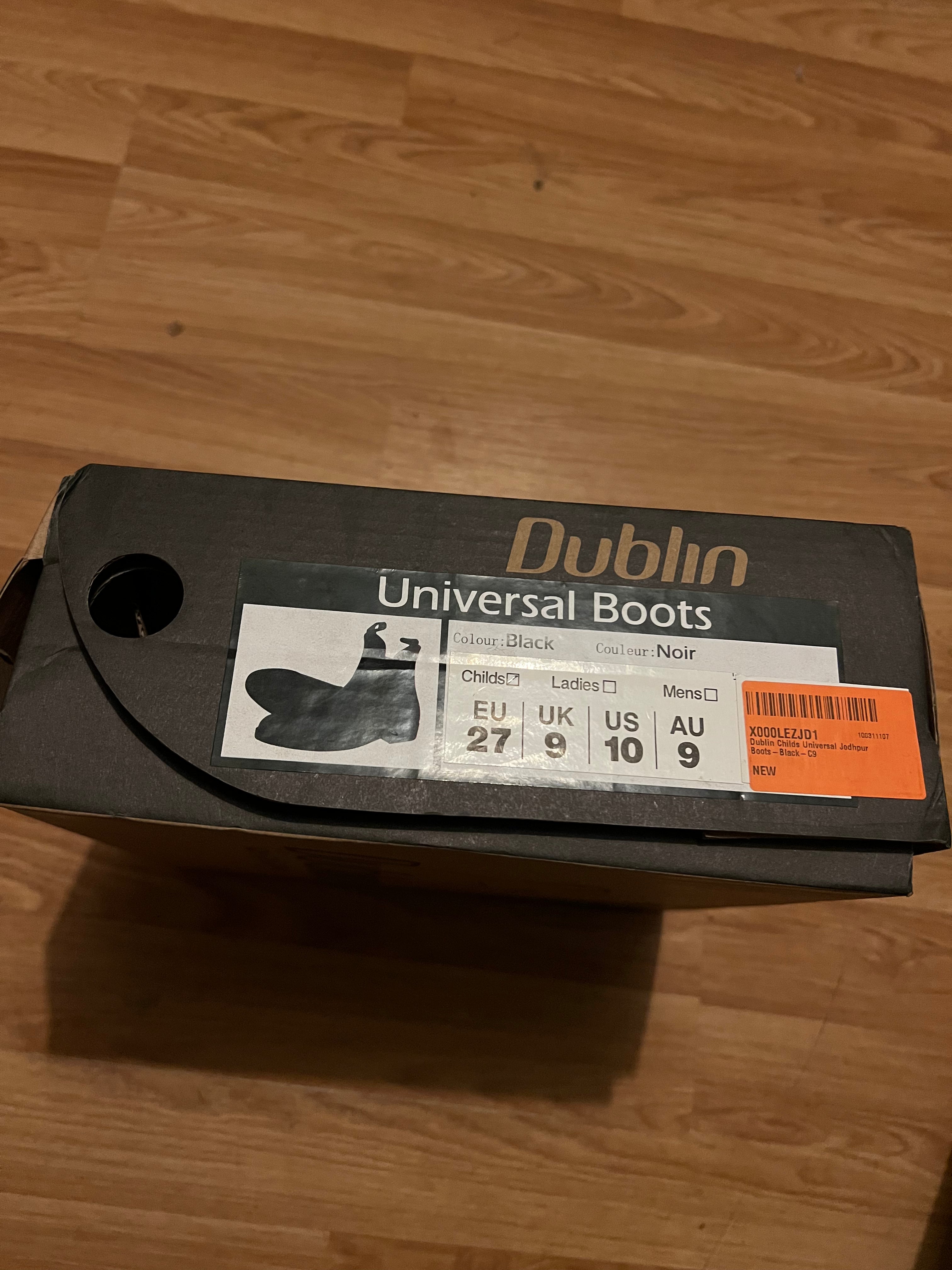 Dublin Universal Jodphur Boots - Childs Size 9