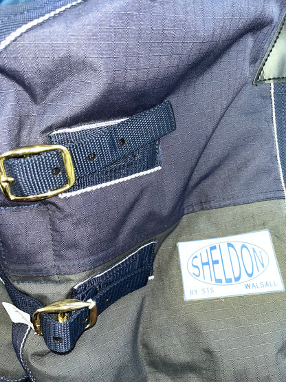 Sheldon 4’3 200g Fill Turnout Rug Navy