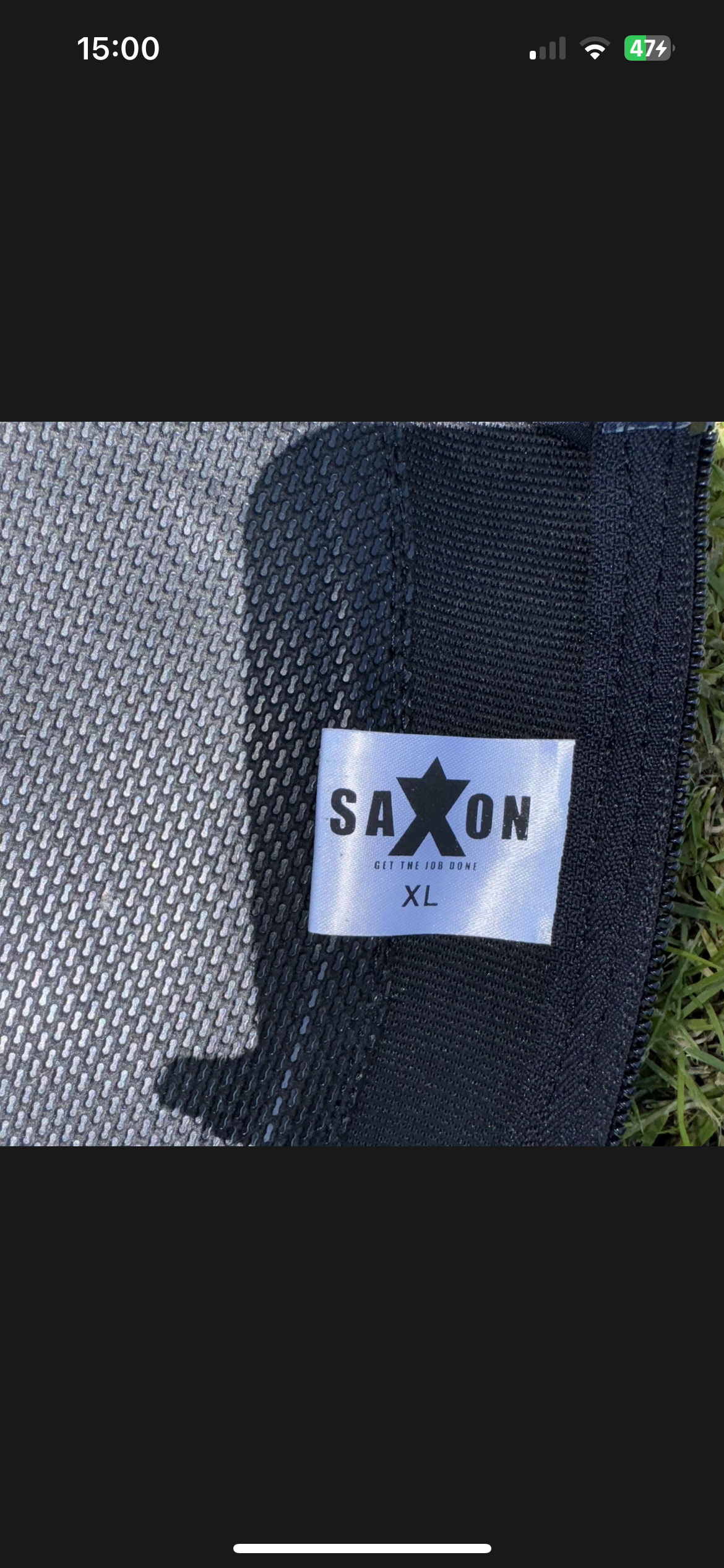 Saxon Leather Look Chaps XL