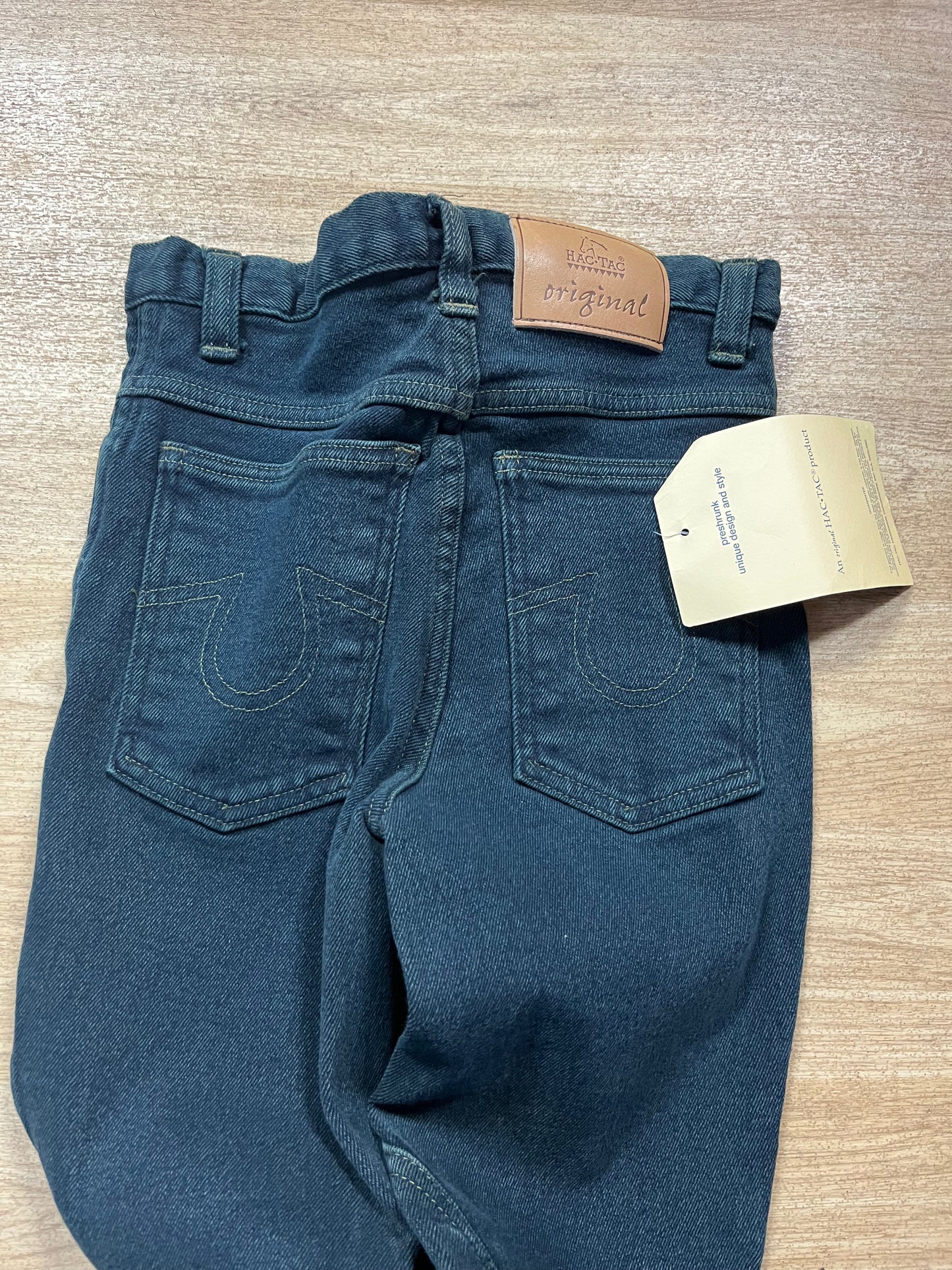 Hac - Tac Original Childs Kinder Jeans Jodhpurs Size 12 Years