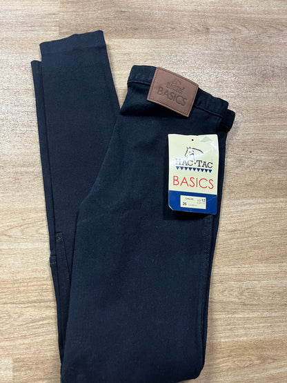 Hac - Tac Basics  Childs Kinder Jeans Jodhpurs Size 12 Years