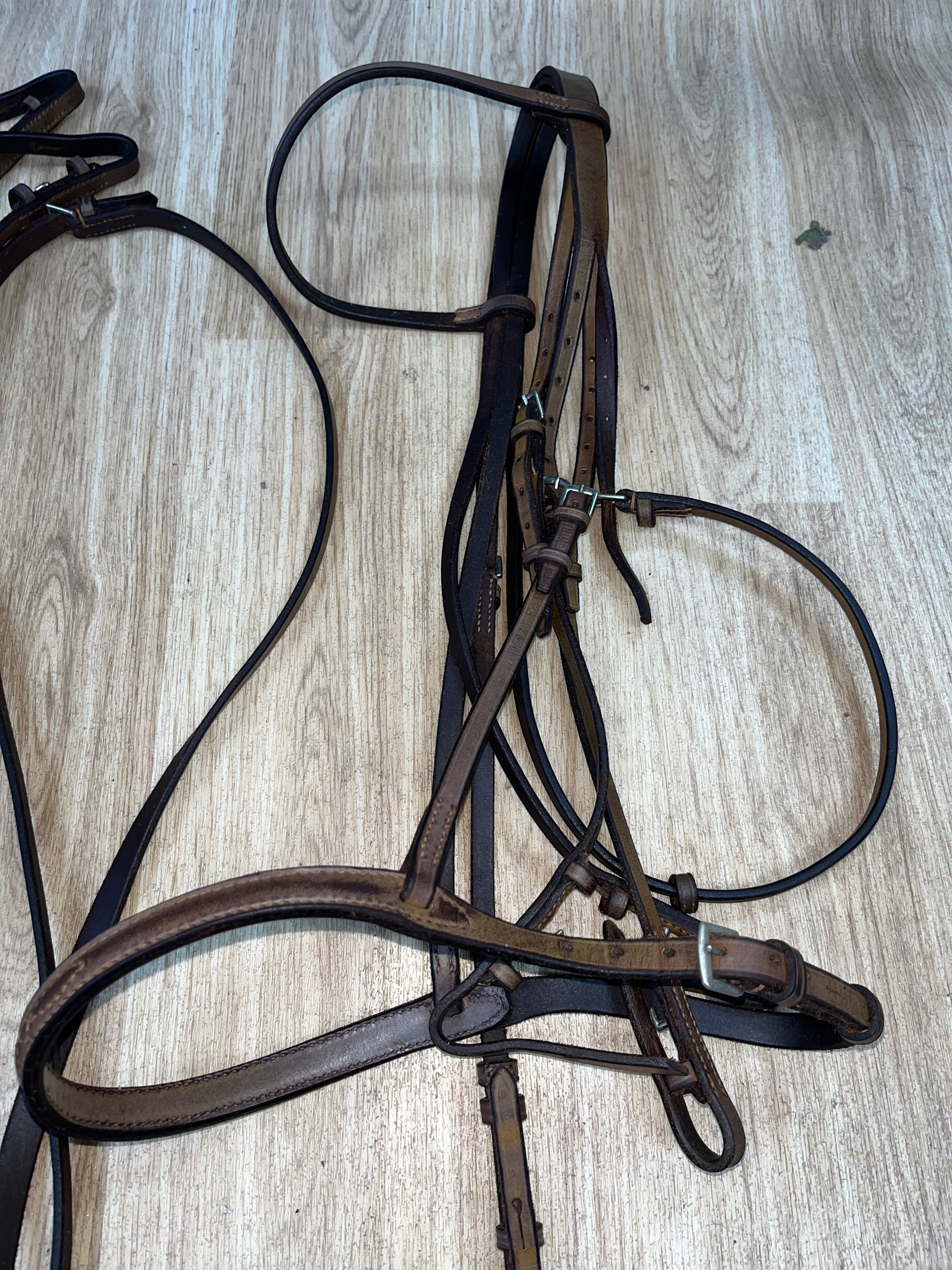 Double Bridle Brown Full Fine Leather #25