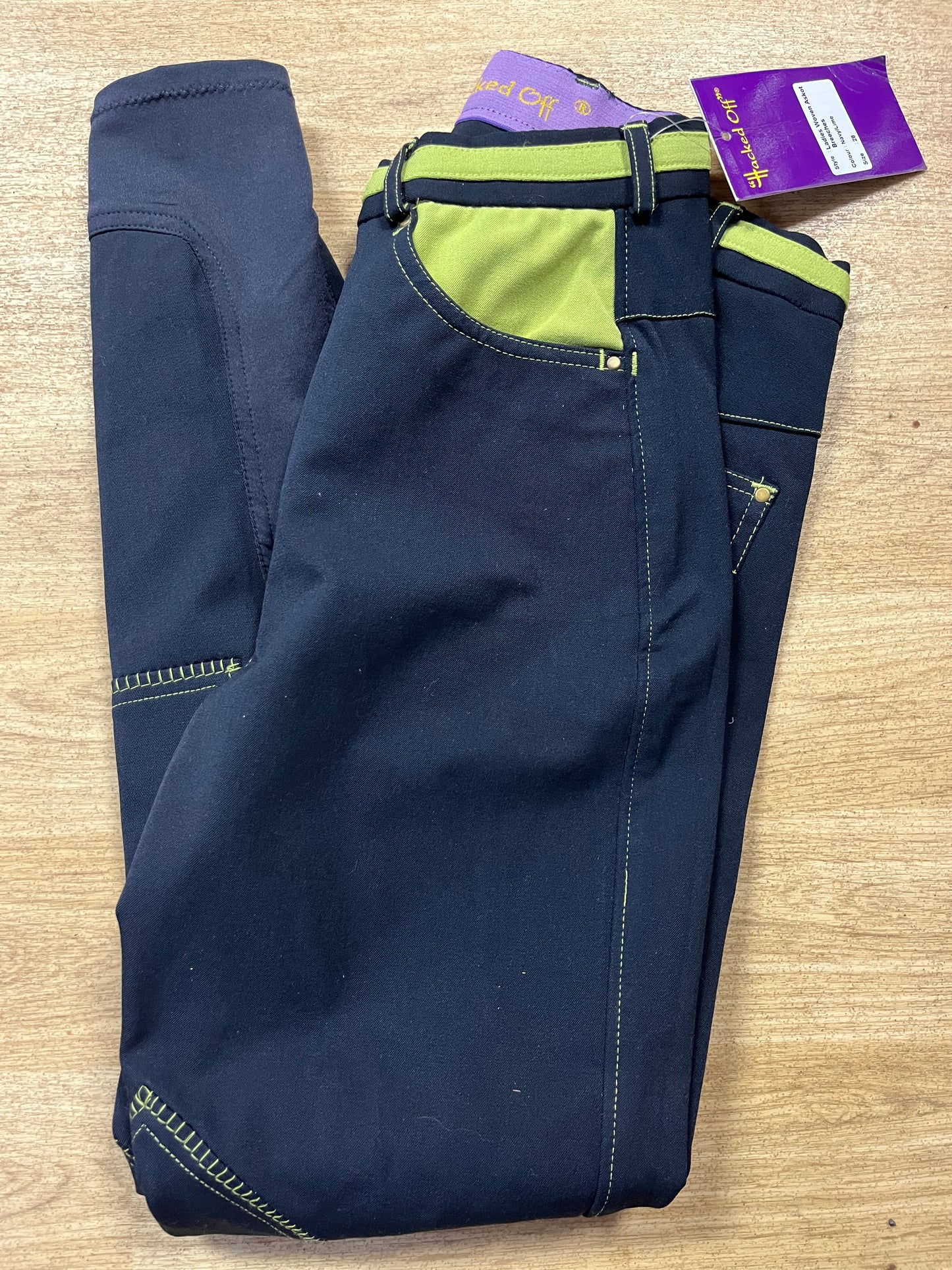 Hacked Off Ladies Woven Askot Breeches - Size 28