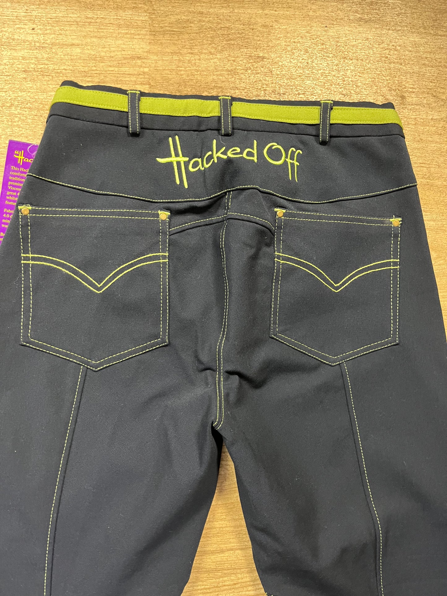 Hacked Off Ladies Woven Askot Breeches - Size 28