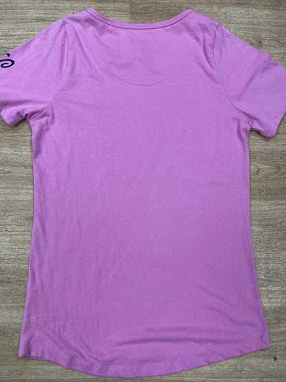 Horse Contour Ladies T - Shirts Pink Or Blue