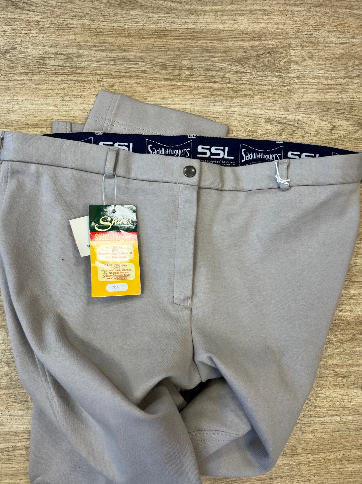 Saddlehuggers Ladies Jodphurs - Size 38”