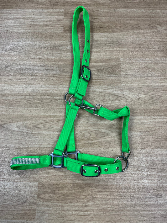 Bling Headcollar Green