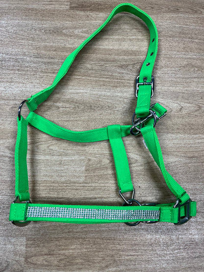 Bling Headcollar Green