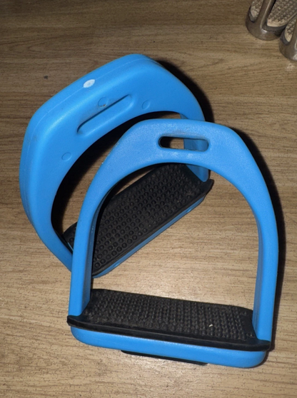 Blue 4.5" Polymer Stirrups #14