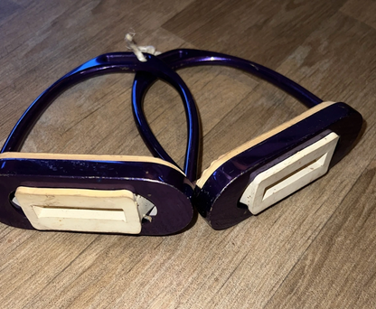 Metallic Purple 4" Stirrups #16