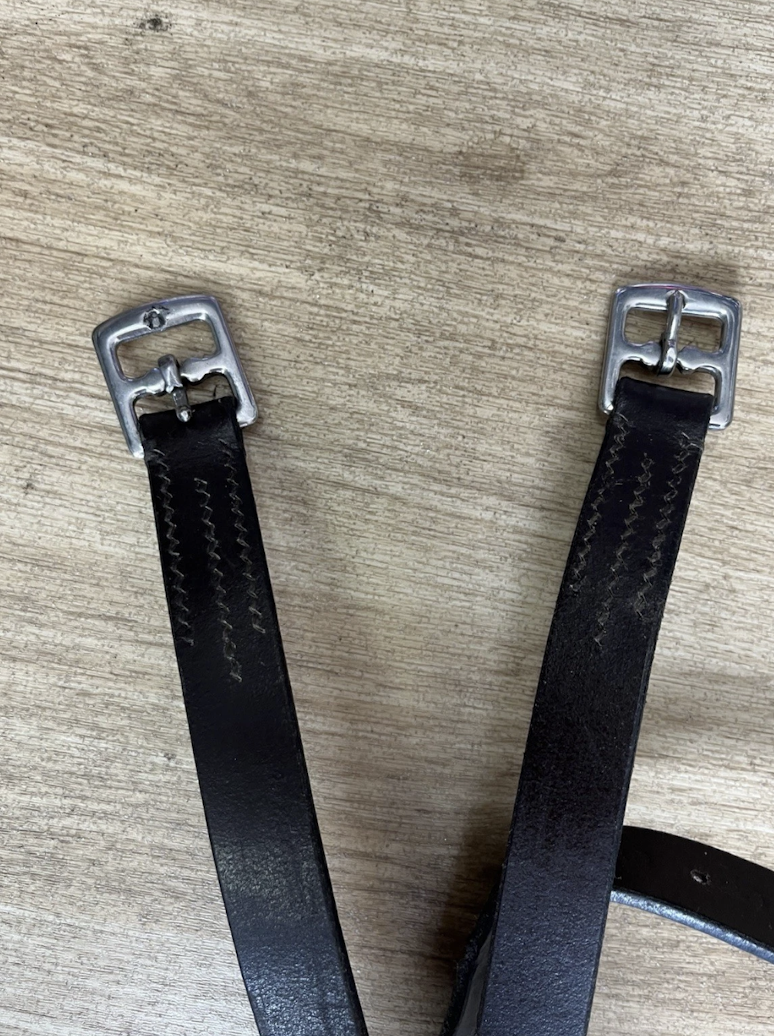 English Leather 54" Brown Stirrup Leathers #3