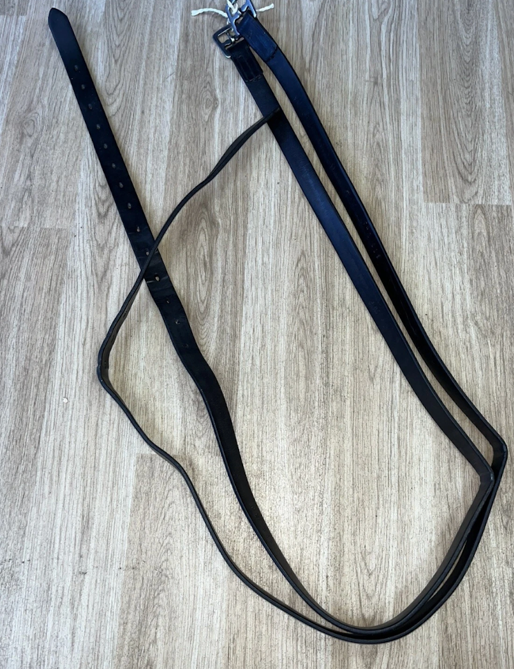 Black 64" Stirrup Leathers #5