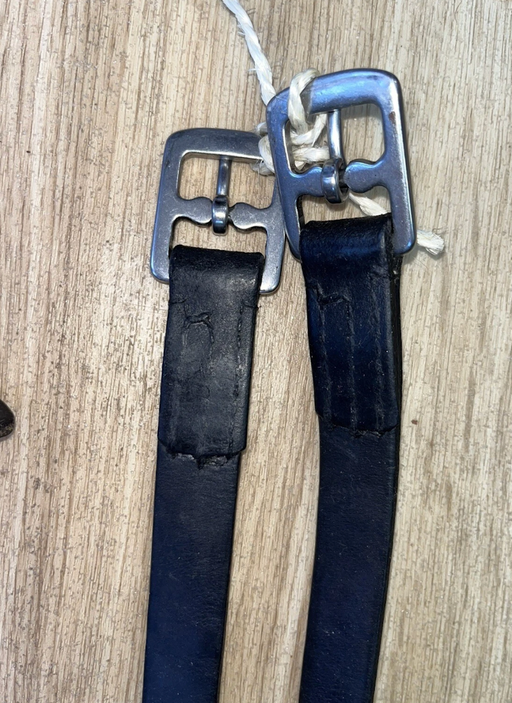 Black 64" Stirrup Leathers #5