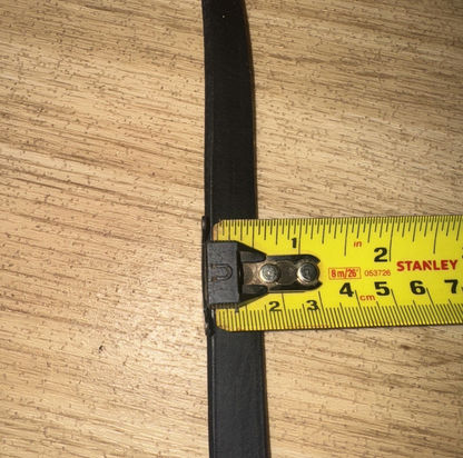 Black Full Size English Plain Reins #24