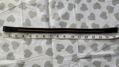 Cob Black Gold Trim Browband 16.5” #19