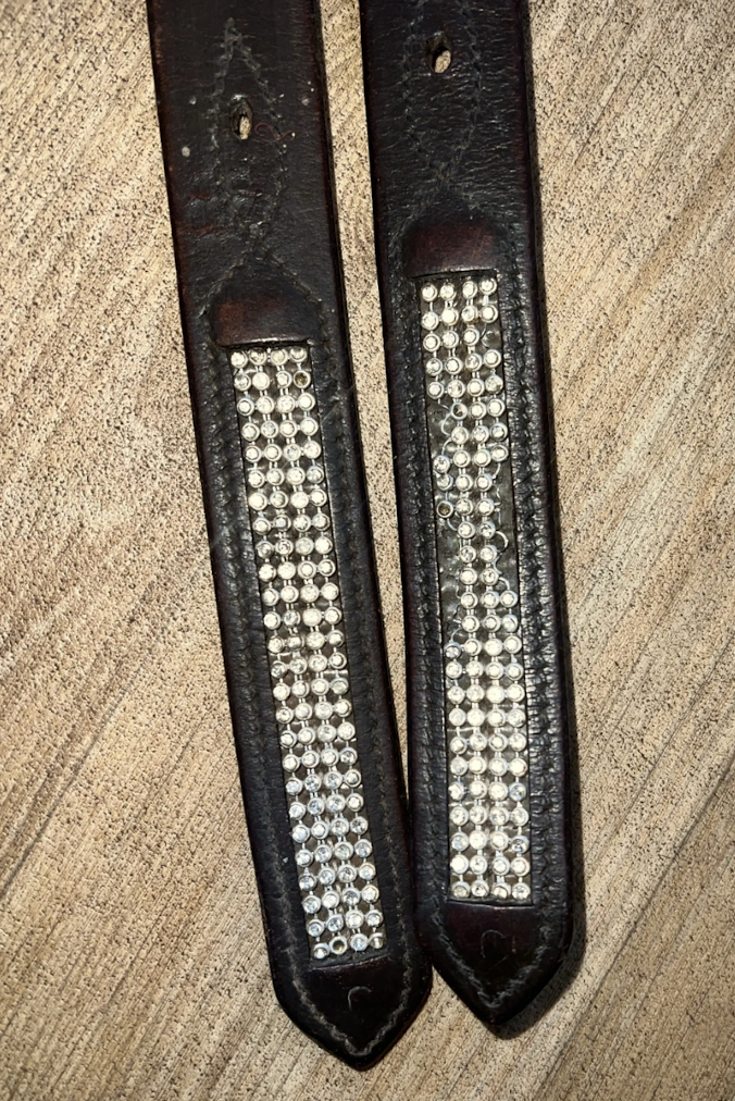 Aces Equine Bling Brown 58" Stirrup Leathers #11