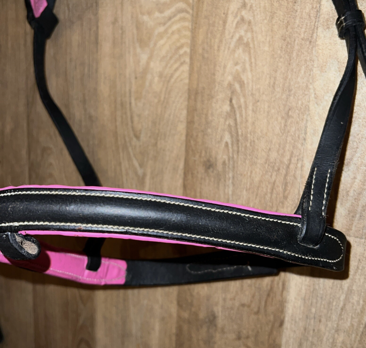 Spare Pink & Black Bling Browband & Flash Noseband FULL / Free Post #54